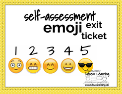 Emoji Exit Ticket | Teaching Resources