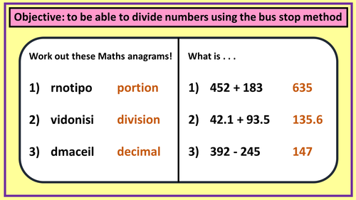 Division Complete Lesson Plan