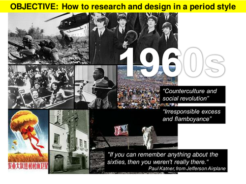 The 1960s Sixties and Product Design Cultural Influences | Teaching ...