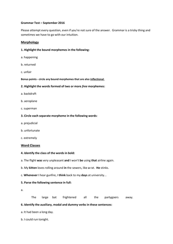 Straightforward Grammar 91����t for A-Level English Language