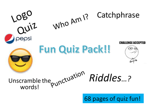 The Ultimate Quiz Pack - Hours of Material