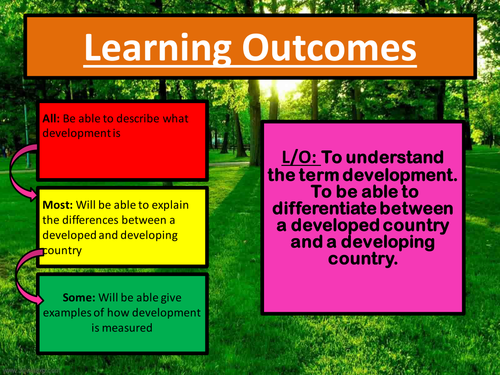 Development GCSE Whole Unit/Scheme of Work