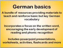 German basics | Teaching Resources