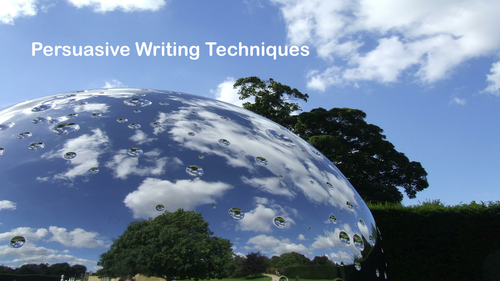 Persuasive writing techniques