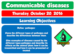 Unit 3 Communicable Diseases