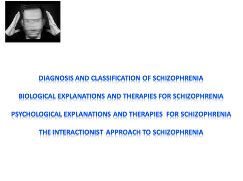 psychology research topics on schizophrenia