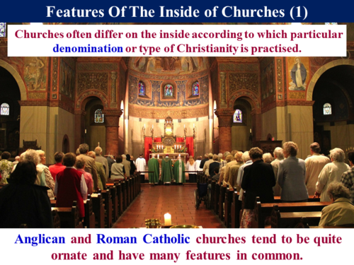 Christianity - Church Interiors - 1 (Anglican & Shared Features ...
