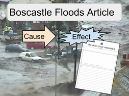 Boscastle Flood Cause And Effects Article Ks3 Teaching Resources
