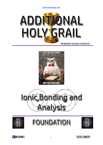 C2: Edexcel Ionic Compounds and Analysis Revision Booklet