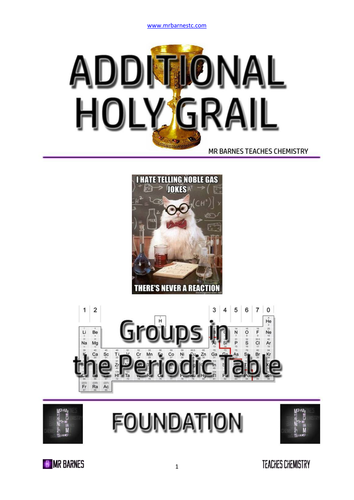 C2: Edexcel Groups in the Periodic Table Revision Booklet