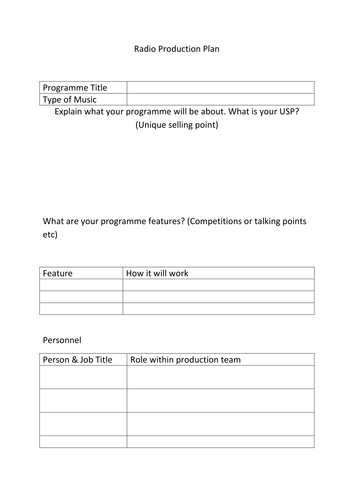 Audio production - week 4 Create an audio product - risk assessment - edit audio