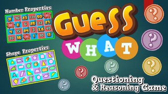 Shape And Number Properties Reasoning And Questioning Game Guess What Teaching Resources