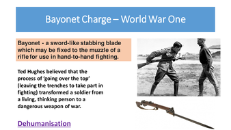 Bayonet Charge - Ted Hughes | Teaching Resources