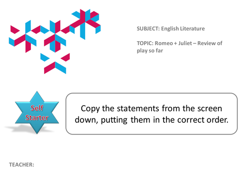 Review, PETAL Paragraphs, and Act 4 powerpoint activities