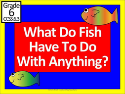 What Do Fish Have To Do With Anything? by Avi | Teaching Resources