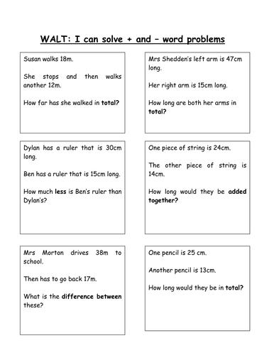 length-word-problems-teaching-resources