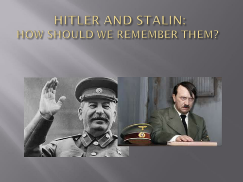 PP INTRODUCTION TO HITLER AND STALIN
