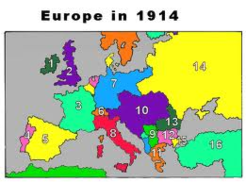 World War One Cross-Curricular: Why Did the Lights Go Out All Over Europe in 1914?