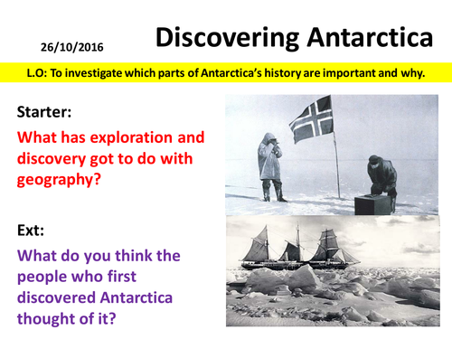 Antarctica - The History of Antarctica