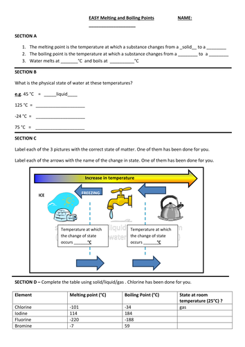 Chemistry Corner KS3 Year 7 Topic - Changes of State lesson | Teaching ...