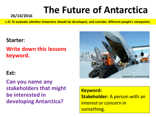 Antarctica - The Future of Antarctica