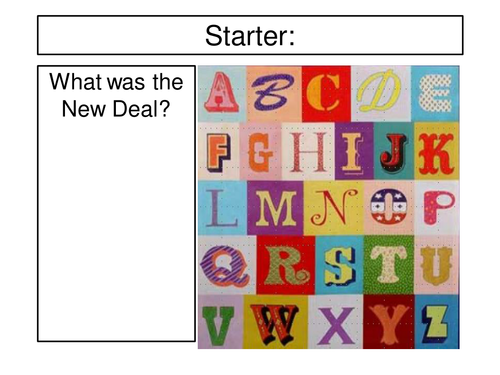 KS3 The Great Depression | Teaching Resources