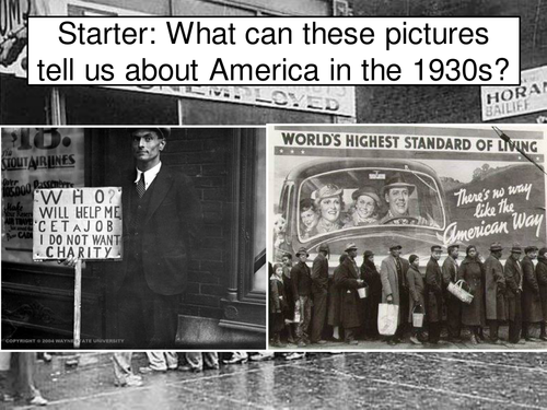 KS3 The Great Depression | Teaching Resources