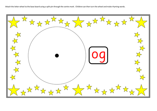 Rhyming words resource pack- Letters and Sounds, phonics, rhyme