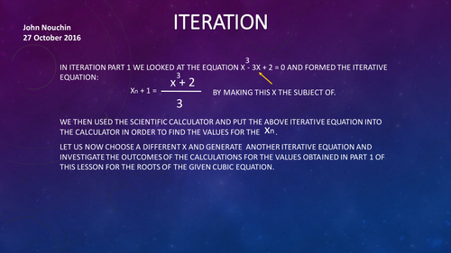 Iteration part 2