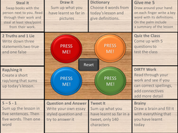 Plenary Activities | Teaching Resources