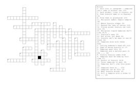 Dracula vampire crossword Teaching Resources