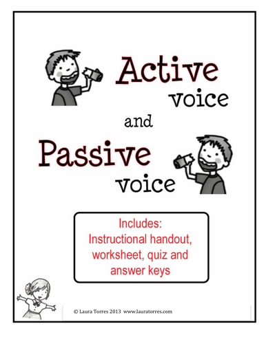 Worksheets Active And Passive Voice Worksheets With Answers Pdf active and passive voice worksheets quiz keys by tesactivepassiveworksheet pdf