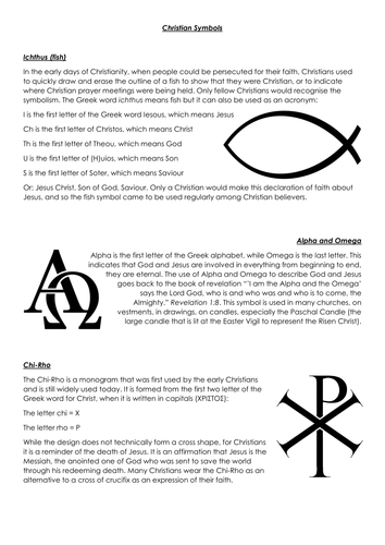 Christian Symbols