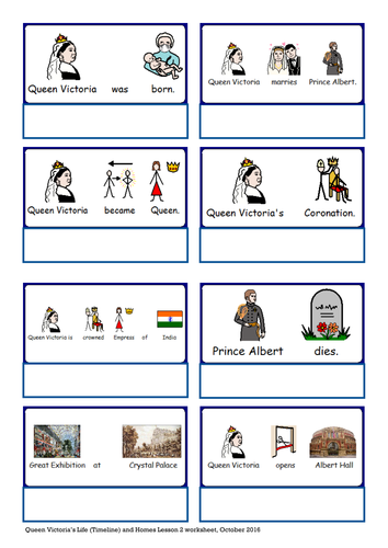 Queen Victoria PowerPoint and accompanying activity and worksheet. SEN, autism