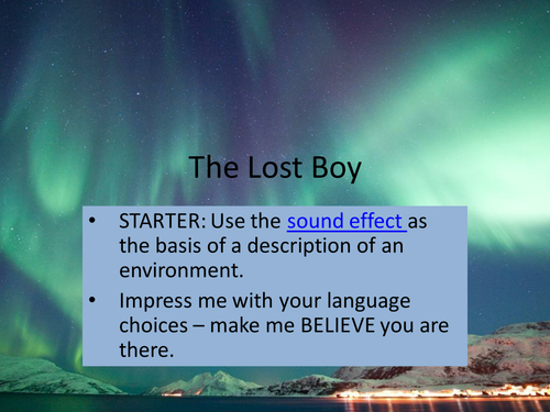 creative writing about northern lights