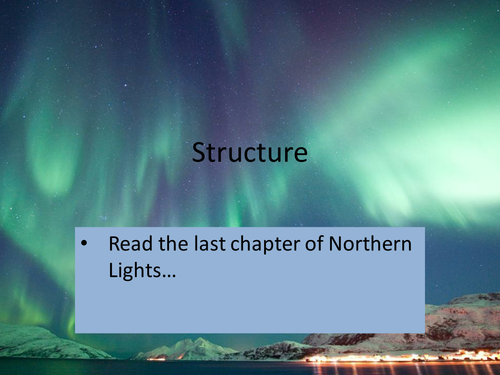 northern lights description creative writing