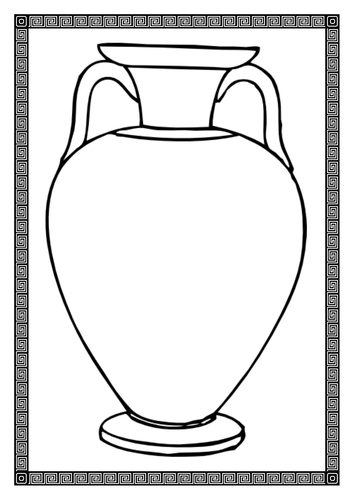 Greek Vase Template