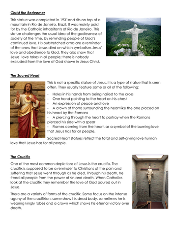 Interpreting Statues of Jesus