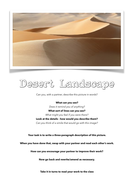 creative writing about a desert