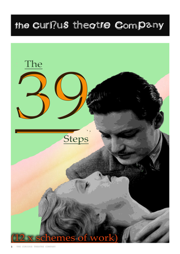 The 39 Steps 12 x Lesson SOW (GCSE Drama 2016 Spec) | Teaching Resources