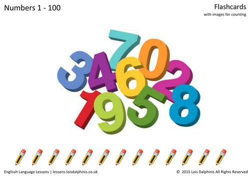 number flashcards 1 10 teaching resources