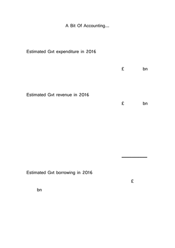 templates for introductory lesson on fiscal policy