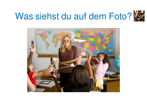 Was siehst du auf dem Foto? IM UNTERRICHT | Teaching Resources