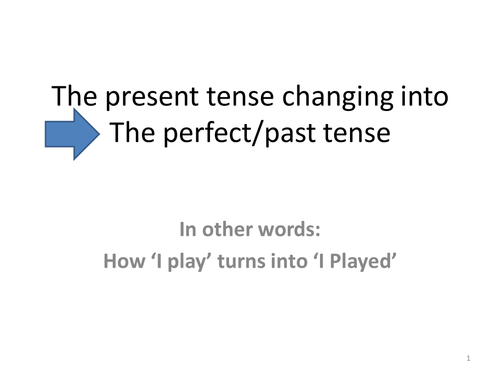 Perfect tense in French - 8 resources covering avoir and etre verbs to ...