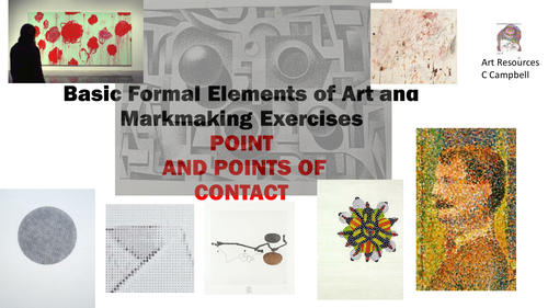 Art/Element point: energy exercises. Drawings and ideas to generate thought by looking at a mark