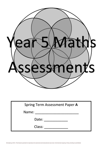 Year 5 Maths Assessment and Tracking (SPRING) | Teaching Resources