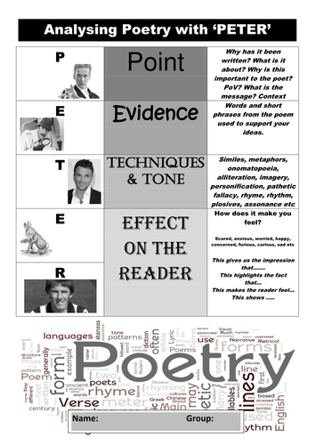 Comparing Edexcel Anthology Relationship poetry using PETER La Belle Dams Sans Merci and A Child ...