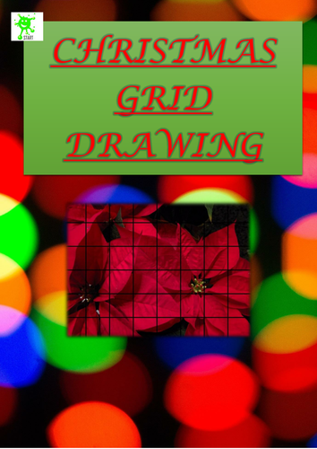 Christmas Crafts Activity. Grid Drawing 8