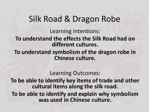 KS3- Silk road | Teaching Resources