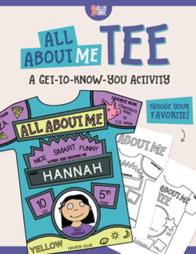 All About Me Tee | Teaching Resources